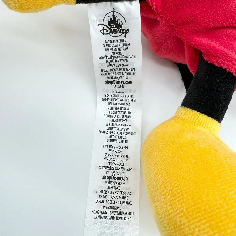 Disney Mickey Mouse Plush Stuffed Toy New with Tags Official Disney Parks Merch - Picture 9 of 9